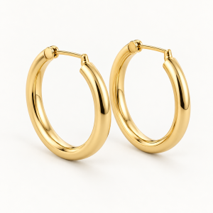 Classic Hoop Earrings — AI-generated demonstration concept