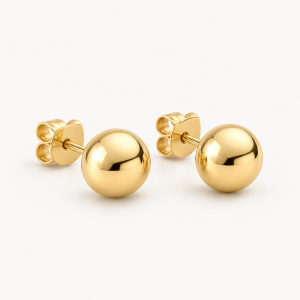 Gold Ball Studs — AI-generated demonstration concept