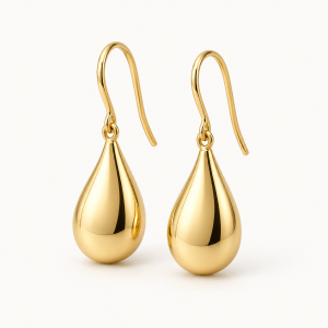 Teardrop Earrings — AI-generated demonstration concept